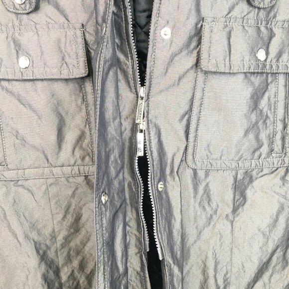 Laundry by Shelli Segal Fur Trim Hood Long Jacket Green Size XS - Picture 11 of 16